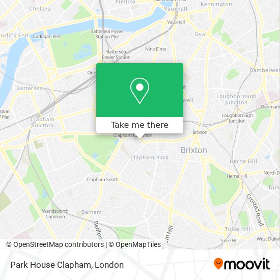 Park House Clapham map
