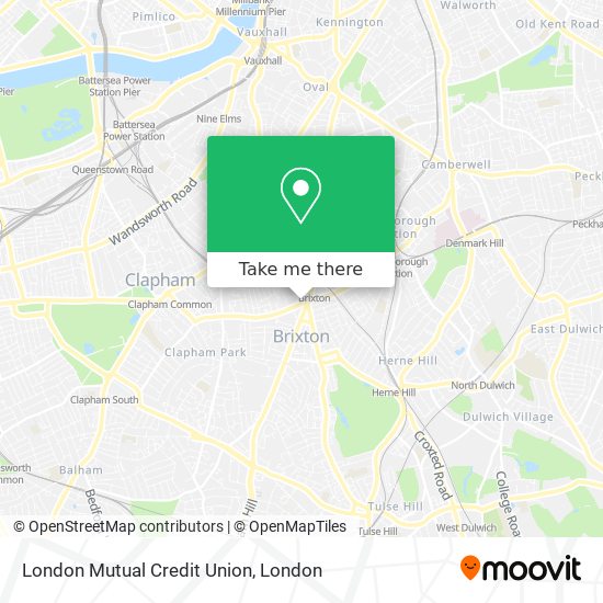 London Mutual Credit Union map