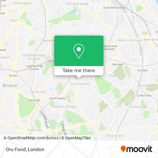 Oru Food map