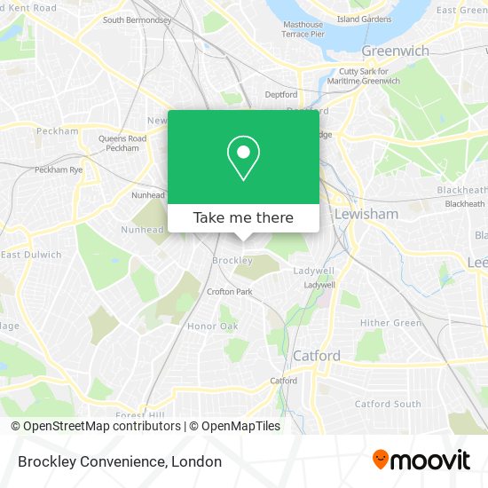 Brockley Convenience map