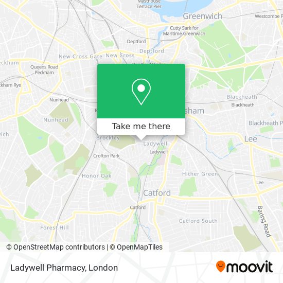 Ladywell Pharmacy map