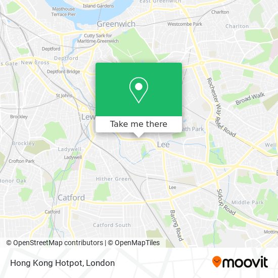 Hong Kong Hotpot map