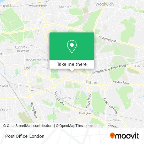 Post Office map