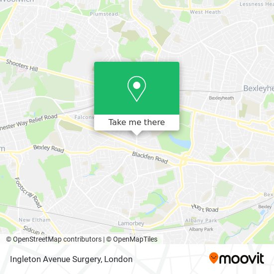 Ingleton Avenue Surgery map