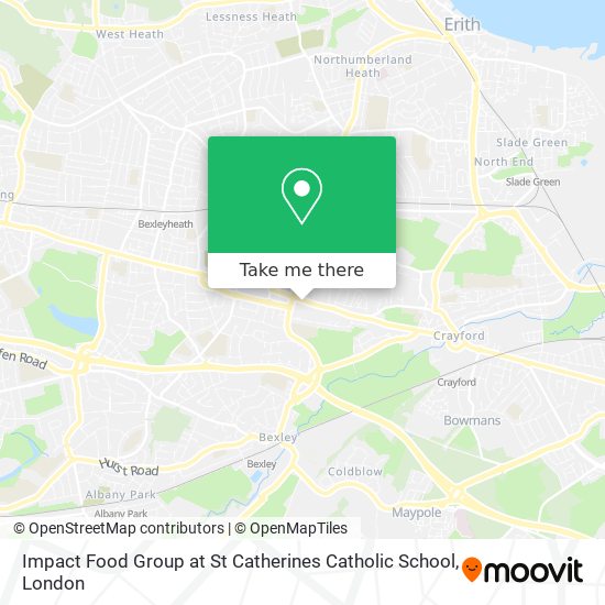 Impact Food Group at St Catherines Catholic School map