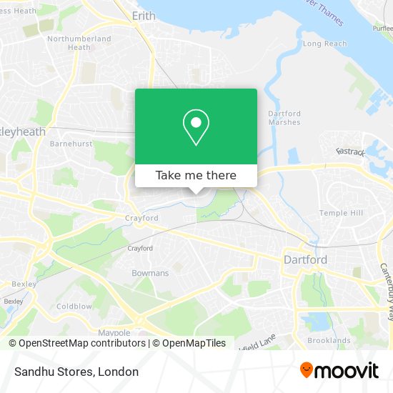 Sandhu Stores map