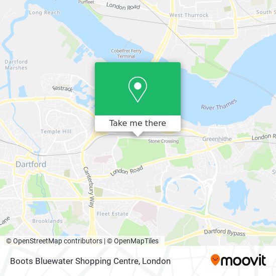 Boots Bluewater Shopping Centre map