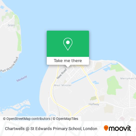 Chartwells @ St Edwards Primary School map
