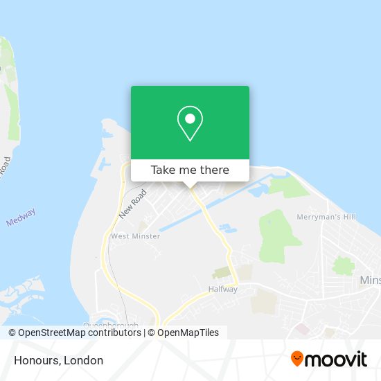 Honours map