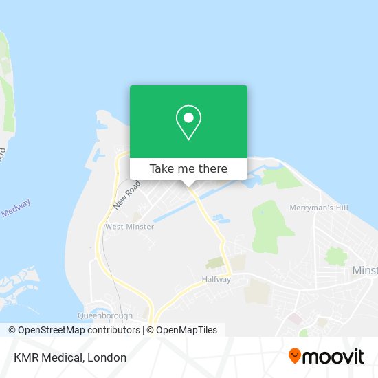 KMR Medical map