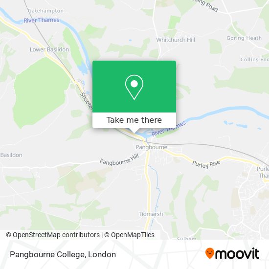 Pangbourne College map