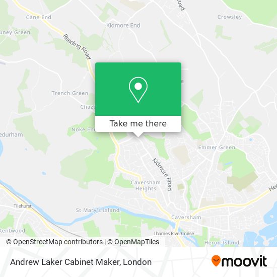Andrew Laker Cabinet Maker map