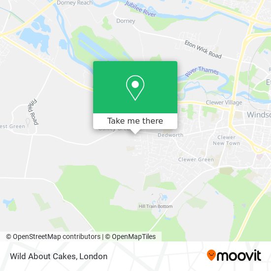 Wild About Cakes map