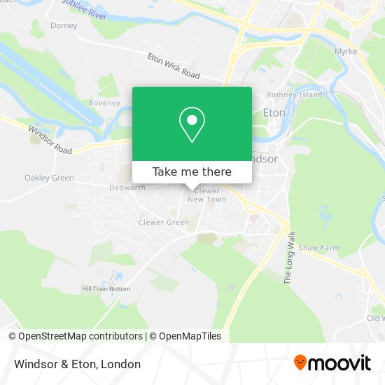 Windsor & Eton map