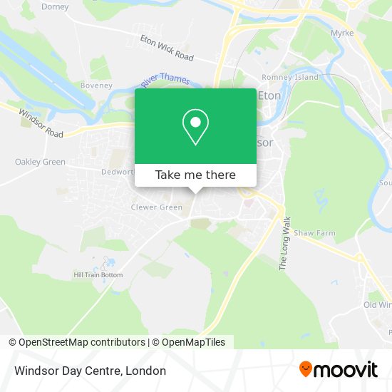 Windsor Day Centre map