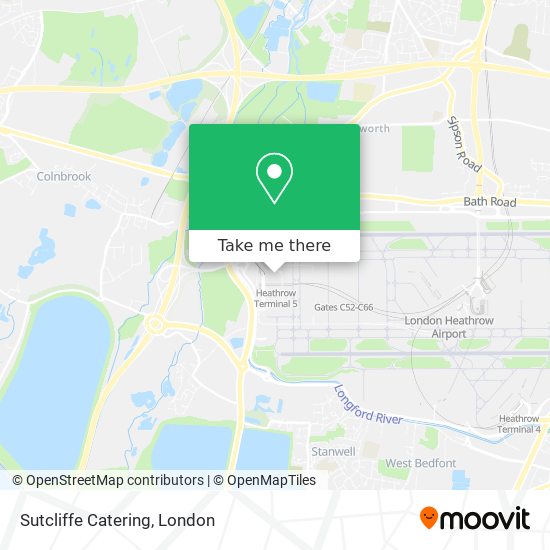 Sutcliffe Catering map