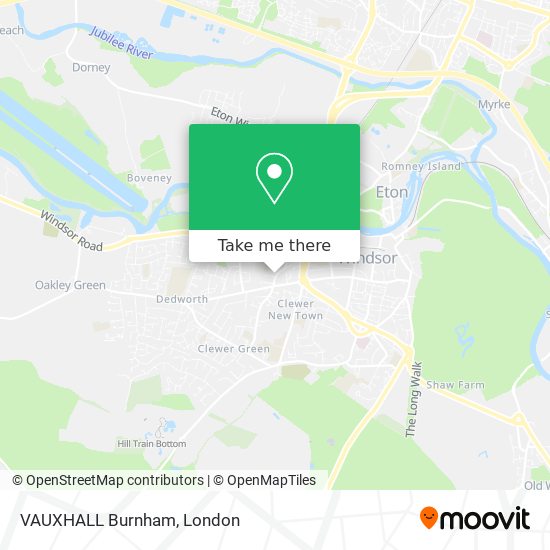 VAUXHALL Burnham map