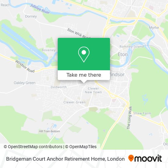 Bridgeman Court Anchor Retirement Home map