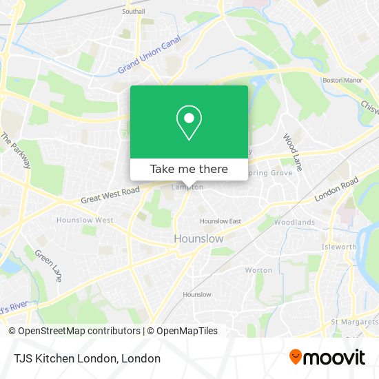 TJS Kitchen London map