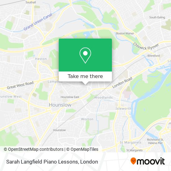 Sarah Langfield Piano Lessons map