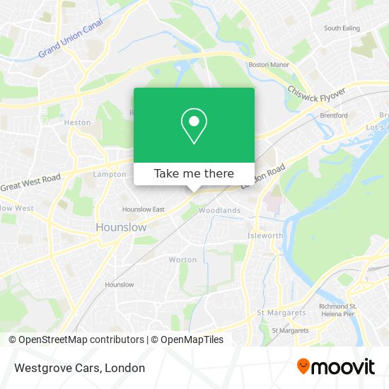 Westgrove Cars map