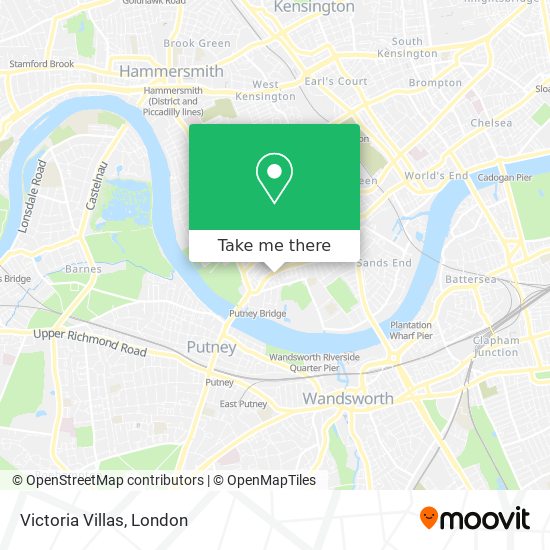 Victoria Villas map