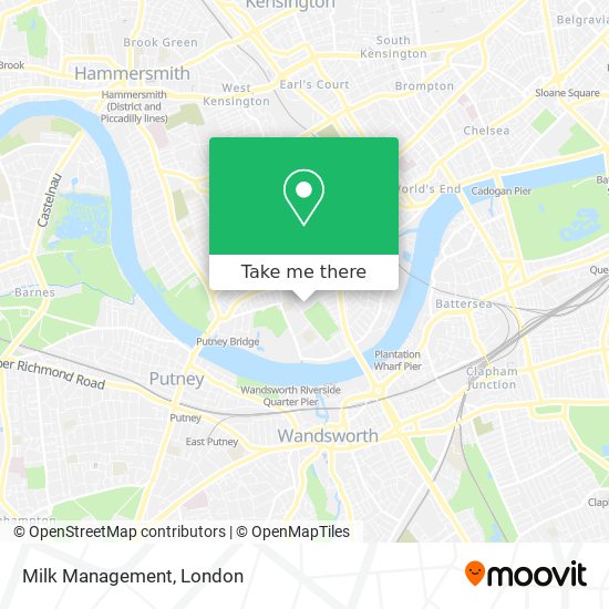 Milk Management map