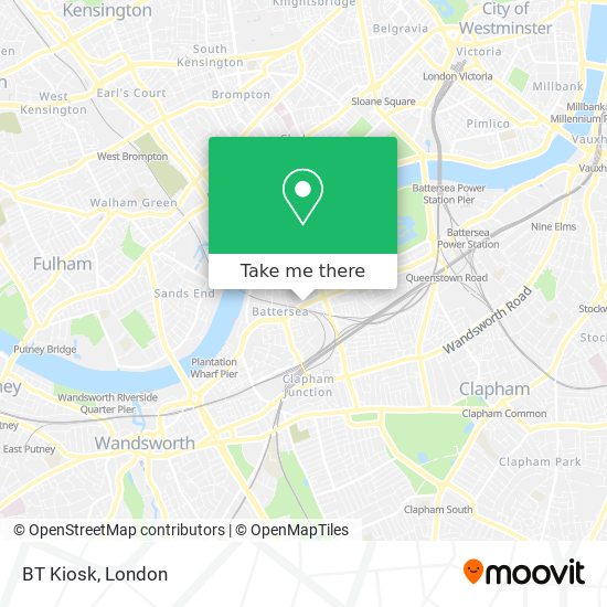 BT Kiosk map