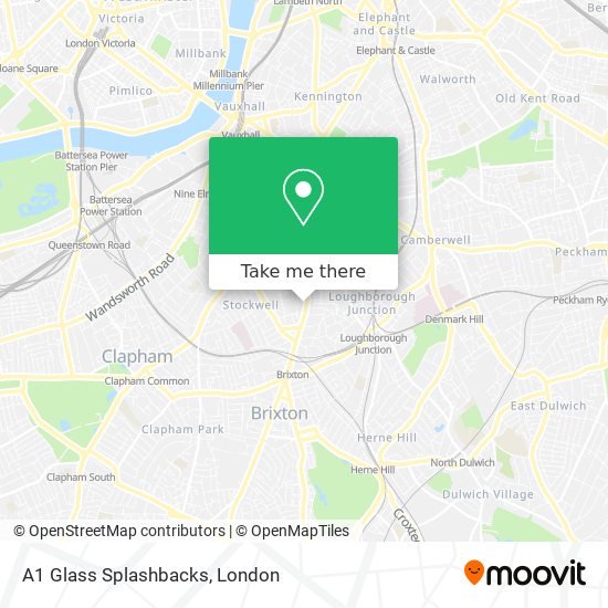 A1 Glass Splashbacks map