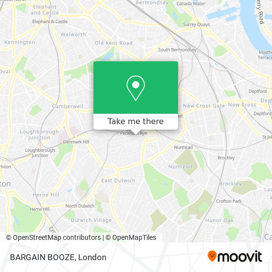 BARGAIN BOOZE map