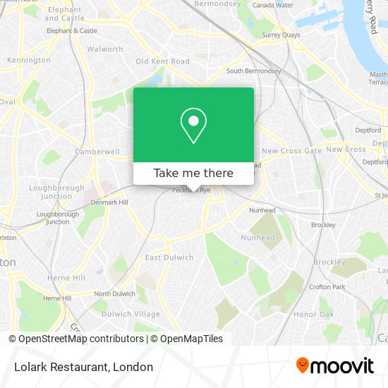Lolark Restaurant map