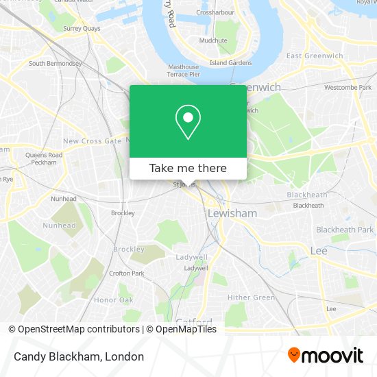 Candy Blackham map