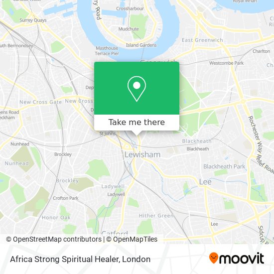 Africa Strong Spiritual Healer map