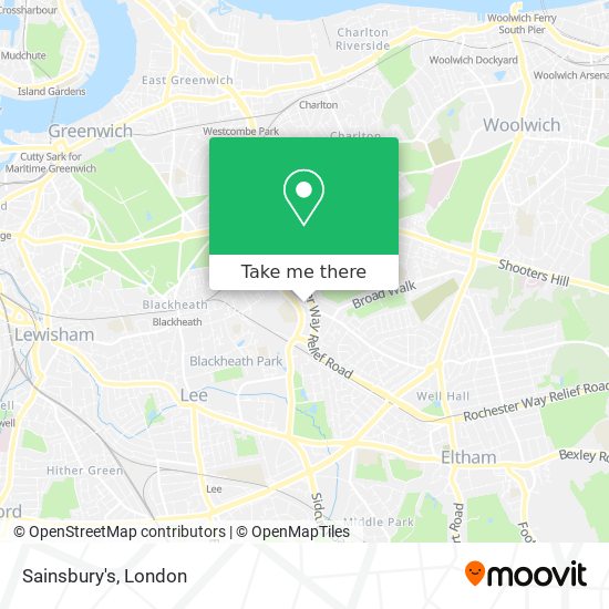 Sainsbury's map