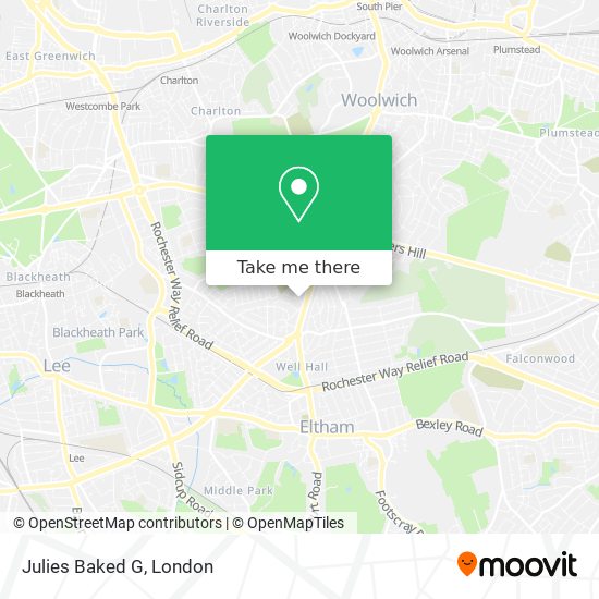 Julies Baked G map