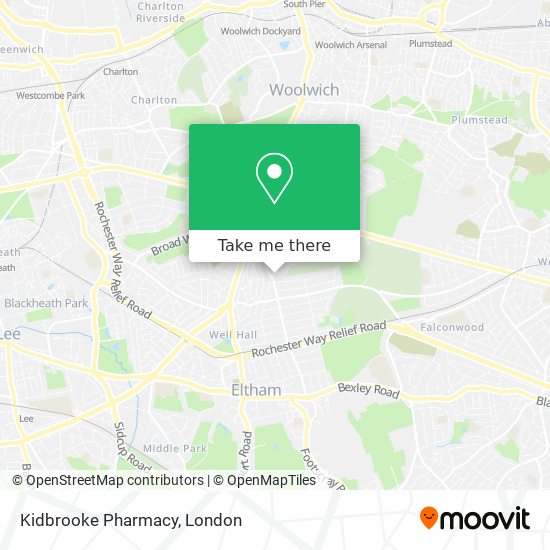 Kidbrooke Pharmacy map