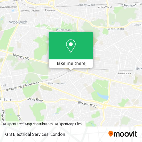 G S Electrical Services map