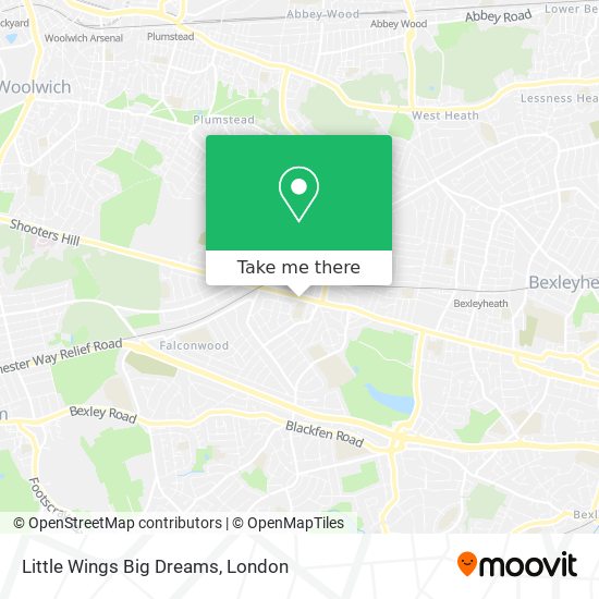Little Wings Big Dreams map