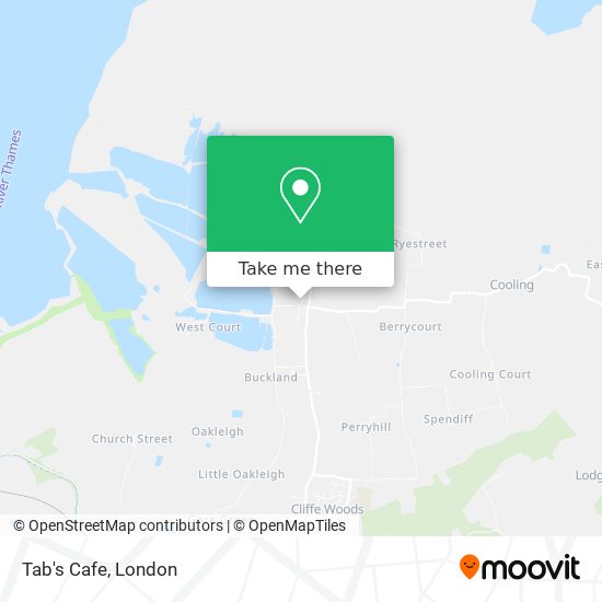 Tab's Cafe map