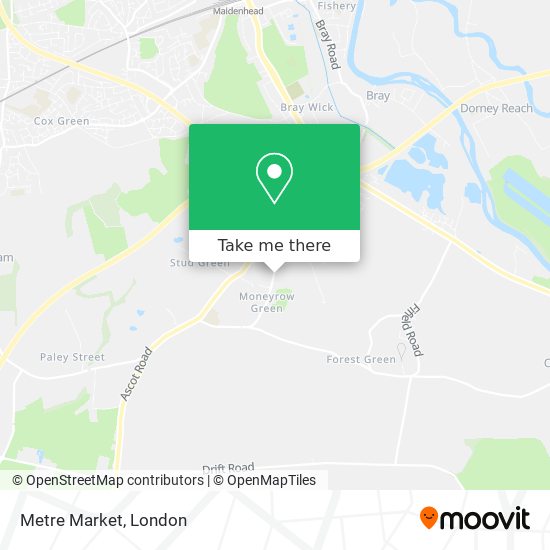 Metre Market map