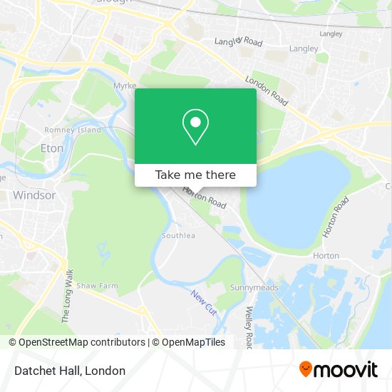 Datchet Hall map
