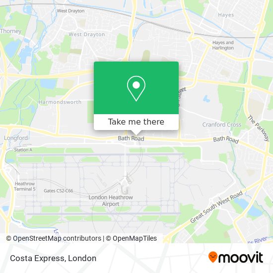 Costa Express map