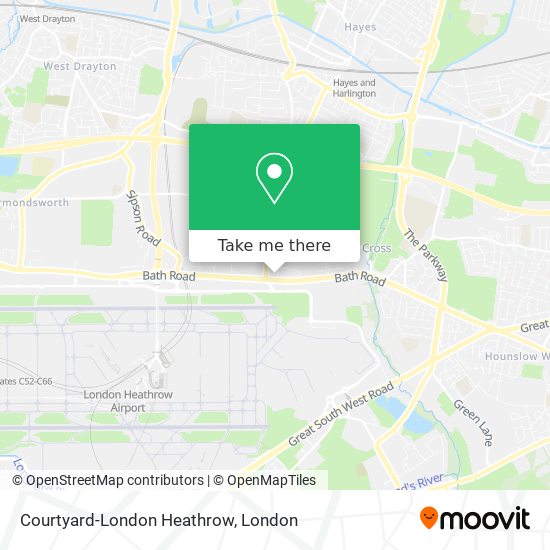 Courtyard-London Heathrow map