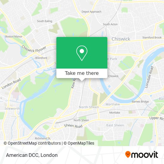 American DCC map