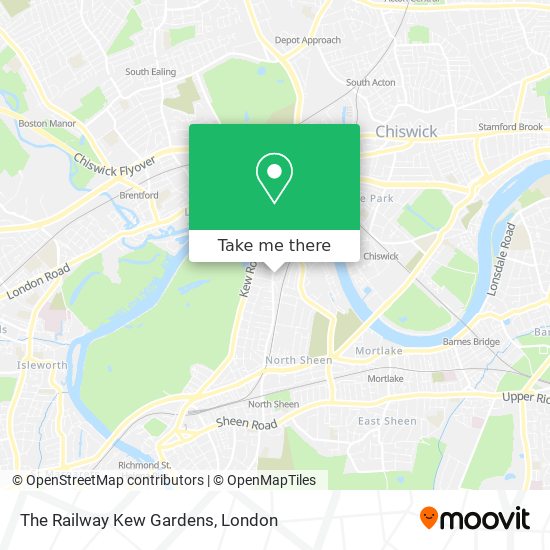 The Railway Kew Gardens map