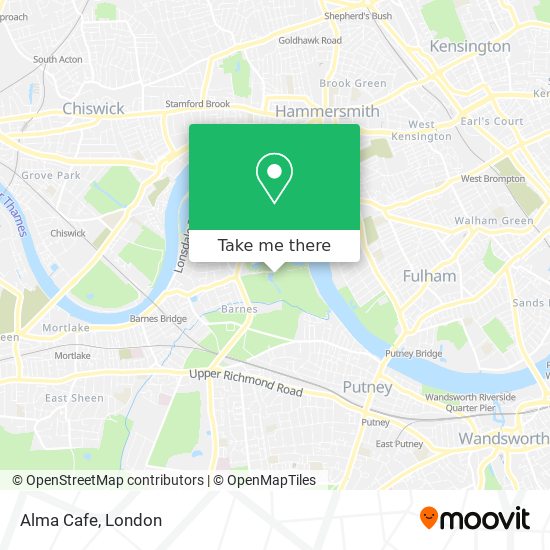 Alma Cafe map
