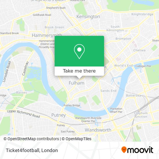 Ticket4football map