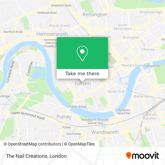The Nail Creations map