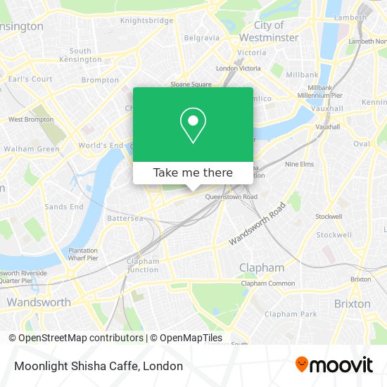 Moonlight Shisha Caffe map