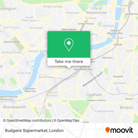 Budgens Supermarket map